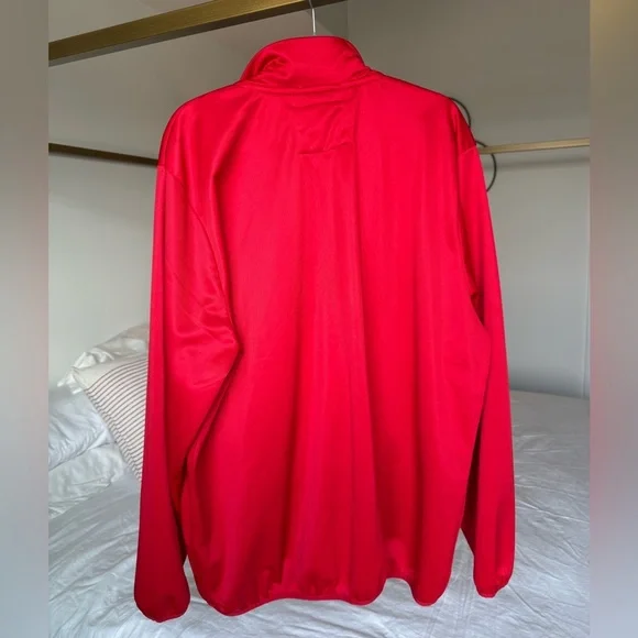 St. Louis Cardinals x Carl Banks MLB Coach’s Jacket Mens XXL Red Navy Zip-Up - Picture 2 of 4